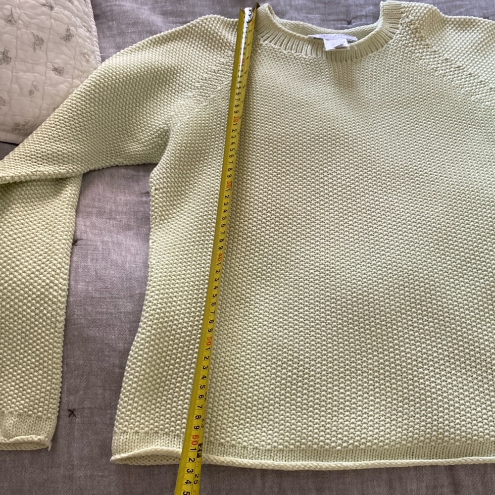 Fabiana Filippi green wool sweater L made in Italy - Picture 6 of 6